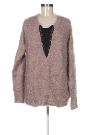 Dámský svetr Rainbow, Velikost M, Barva Popelavě růžová, Cena  99,00 Kč