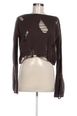 Damski sweter Romwe, Rozmiar S, Kolor Brązowy, Cena 61,99 zł