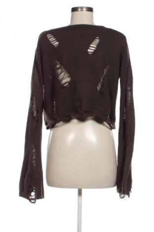 Damski sweter Romwe, Rozmiar S, Kolor Brązowy, Cena 61,99 zł