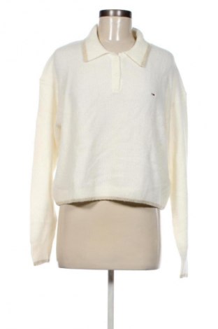 Damski sweter Tommy Jeans, Rozmiar L, Kolor Biały, Cena 342,99 zł