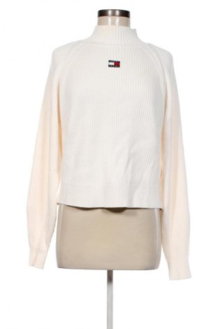 Damenpullover Tommy Jeans, Größe S, Farbe Weiß, Preis 57,99 €