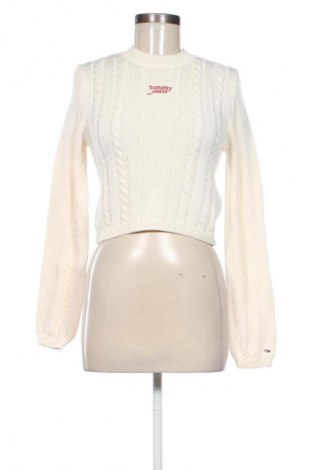 Damenpullover Tommy Jeans, Größe S, Farbe Ecru, Preis 112,99 €