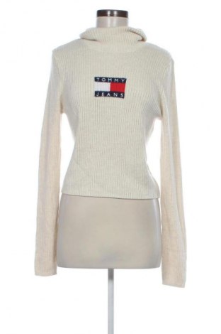 Női pulóver Tommy Jeans, Méret L, Szín Ekrü
, Ár 17 189 Ft