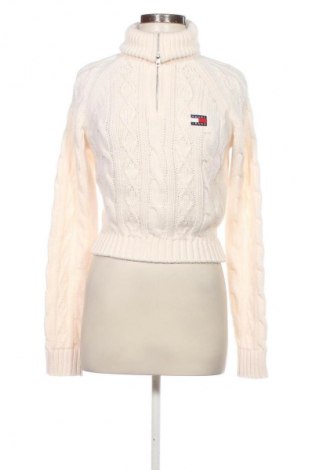 Damenpullover Tommy Jeans, Größe S, Farbe Weiß, Preis 157,99 €