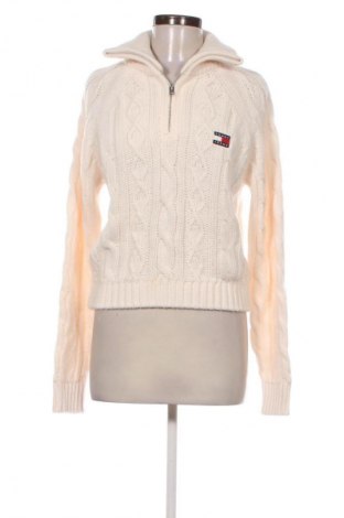 Damski sweter Tommy Jeans, Rozmiar L, Kolor Różowy, Cena 377,99 zł