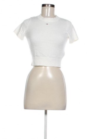 Pulover de femei Tommy Jeans, Mărime XS, Culoare Alb, Preț 371,99 Lei