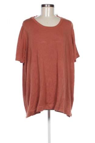Γυναικείο πουλόβερ Ulla Popken, Μέγεθος 4XL, Χρώμα Καφέ, Τιμή 14,99 €