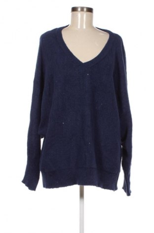 Дамски пуловер Unbranded, Размер 3XL, Цвят Син, Цена 29,99 лв.