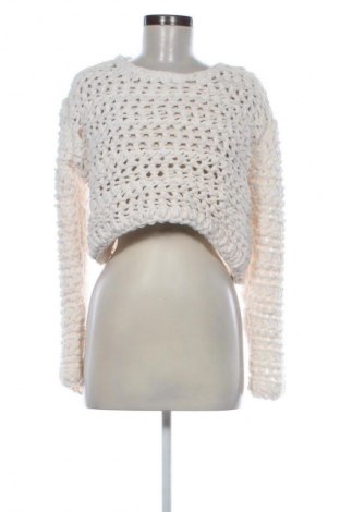 Дамски пуловер Unbranded, Размер M, Цвят Екрю, Цена 28,88 лв.