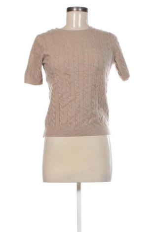 Дамски пуловер Uniqlo, Размер L, Цвят Бежов, Цена 37,99 лв.