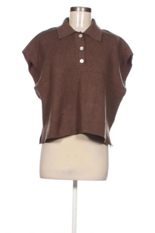 Дамски пуловер VILA, Размер L, Цвят Кафяв, Цена 28,99 лв.