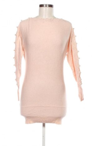 Дамски пуловер Wild Flower, Размер S, Цвят Екрю, Цена 13,99 лв.