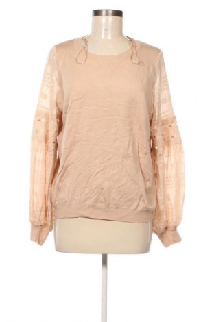 Női pulóver Yours Truly, Méret M, Szín Bézs, Ár 1 489 Ft