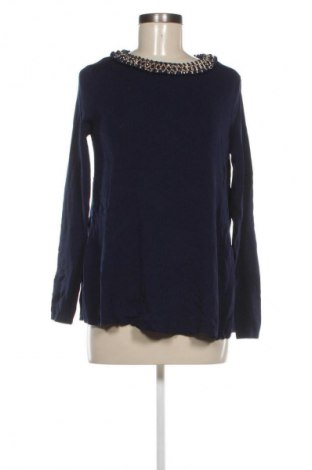 Дамски пуловер Zara, Размер M, Цвят Син, Цена 21,99 лв.