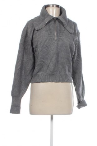 Дамски пуловер Zara, Размер L, Цвят Сив, Цена 25,99 лв.