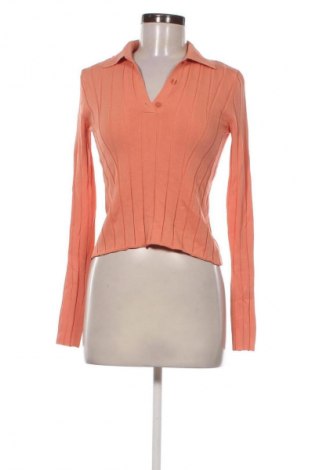 Дамски пуловер Zara, Размер S, Цвят Оранжев, Цена 19,99 лв.