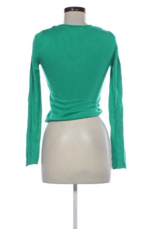 Дамски пуловер Zara, Размер S, Цвят Зелен, Цена 34,99 лв.