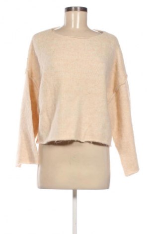 Дамски пуловер Zara, Размер S, Цвят Бежов, Цена 33,99 лв.