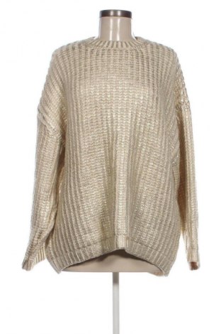 Дамски пуловер Zara, Размер M, Цвят Златист, Цена 30,99 лв.