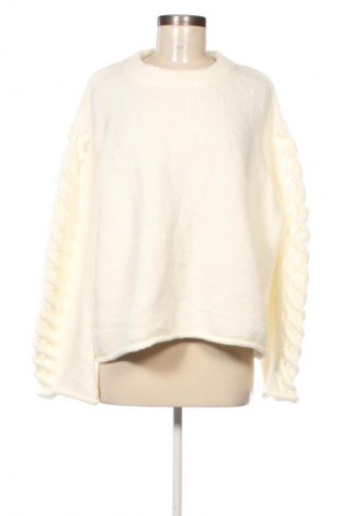 Дамски пуловер Zara, Размер M, Цвят Бял, Цена 29,99 лв.