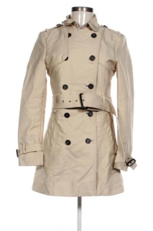 Trench de femei Zara, Mărime S, Culoare Bej, Preț 138,99 Lei