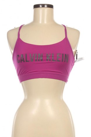 Damen Sporttop Calvin Klein, Größe M, Farbe Lila, Preis € 41,99