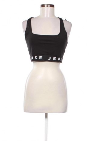 Damen Sporttop Pause Jeans, Größe L, Farbe Schwarz, Preis € 10,23