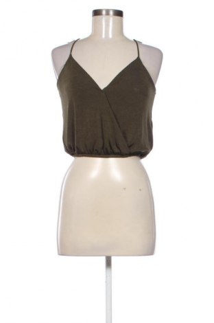 Top de femei Bershka, Mărime S, Culoare Verde, Preț 42,11 Lei