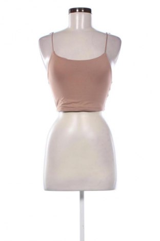 Top de femei Bershka, Mărime S, Culoare Bej, Preț 77,17 Lei