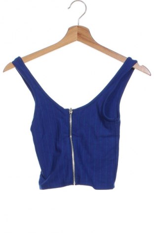 Дамски топ Bershka, Размер XS, Цвят Син, Цена 29,00 лв.