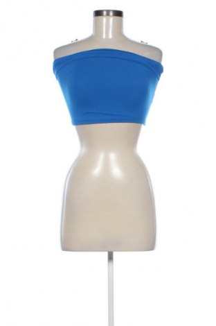 Дамски топ Bershka, Размер S, Цвят Син, Цена 29,33 лв.