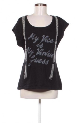 Γυναικείο τοπ Guess, Μέγεθος L, Χρώμα Μαύρο, Τιμή 23,99 €