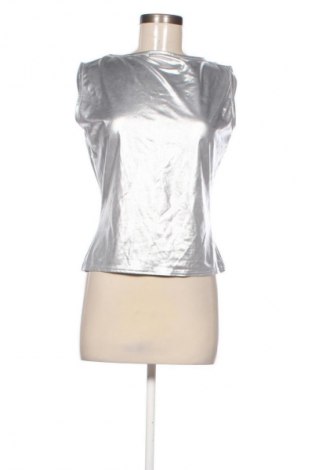 Top de femei Pretty Little Thing, Mărime L, Culoare Argintiu, Preț 143,00 Lei