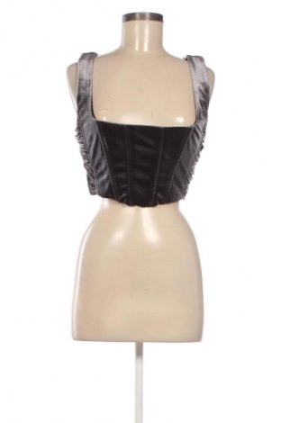 Дамски топ Zara, Размер M, Цвят Сив, Цена 12,23 лв.