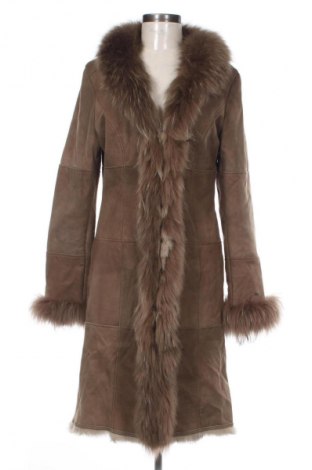 Δερμάτινο γυναικείο παλτό Style Butler, Μέγεθος L, Χρώμα  Μπέζ, Τιμή 119,99 €