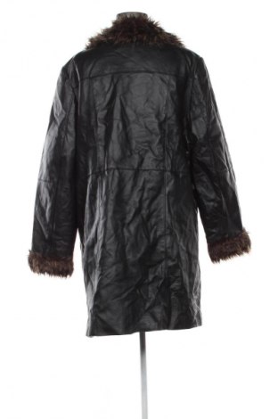 Damen Ledermantel Ulla Popken, Größe L, Farbe Schwarz, Preis € 119,99