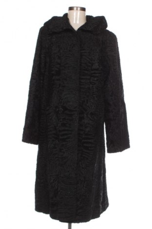 Дамско кожено палто Unbranded, Размер M, Цвят Черен, Цена 249,99 лв.