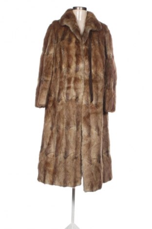 Palton din blană pentru damă Unbranded, Mărime M, Culoare Maro, Preț 764,99 Lei