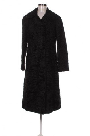 Дамско кожено палто Unbranded, Размер M, Цвят Черен, Цена 249,99 лв.
