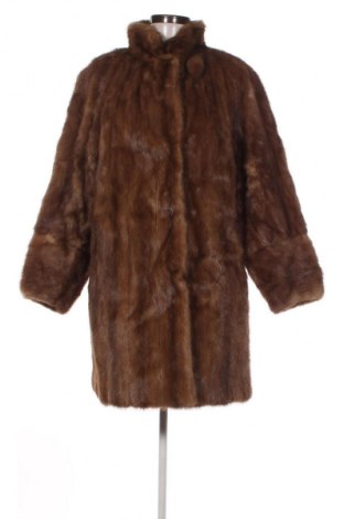 Δερμάτινο γυναικείο παλτό Unbranded, Μέγεθος M, Χρώμα Καφέ, Τιμή 122,99 €