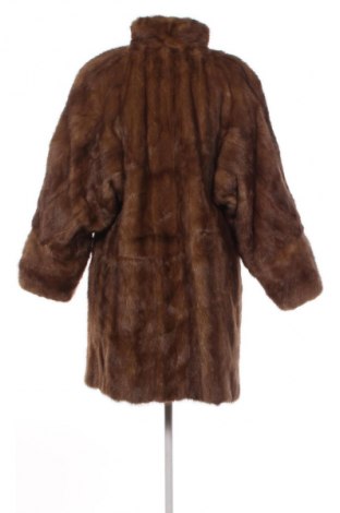 Δερμάτινο γυναικείο παλτό Unbranded, Μέγεθος M, Χρώμα Καφέ, Τιμή 122,99 €