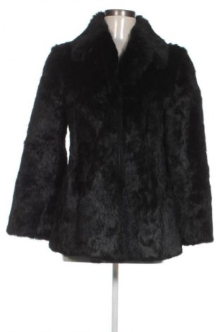 Дамско кожено палто Unbranded, Размер M, Цвят Черен, Цена 249,99 лв.