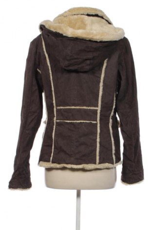 Damski skórzany płaszcz Yessica, Rozmiar M, Kolor Brązowy, Cena 594,99 zł