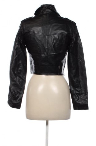 Dámská kožená bunda  Bershka, Velikost S, Barva Černá, Cena  792,00 Kč