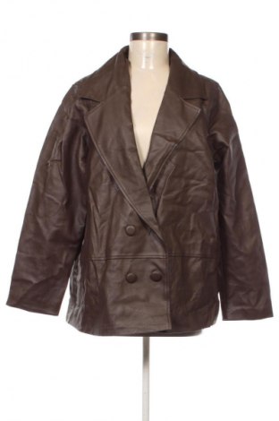 Γυναικείο δερμάτινο μπουφάν Cotton On, Μέγεθος M, Χρώμα Καφέ, Τιμή 11,99 €