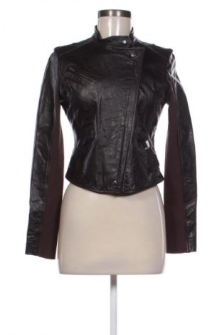 Γυναικείο δερμάτινο μπουφάν Daniel Hechter, Μέγεθος S, Χρώμα Καφέ, Τιμή 75,99 €