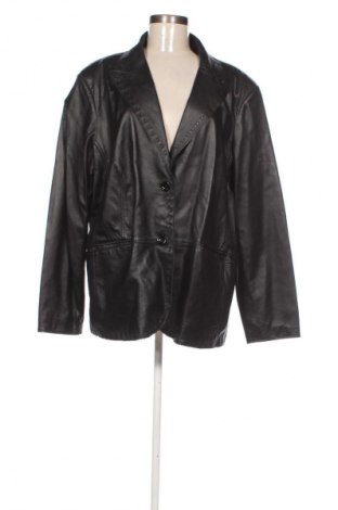 Дамско кожено яке Delmod, Размер XXL, Цвят Черен, Цена 97,75 лв.