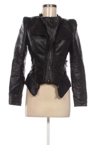 Geacă de piele pentru femei Drole De Copine, Mărime M, Culoare Negru, Preț 170,99 Lei