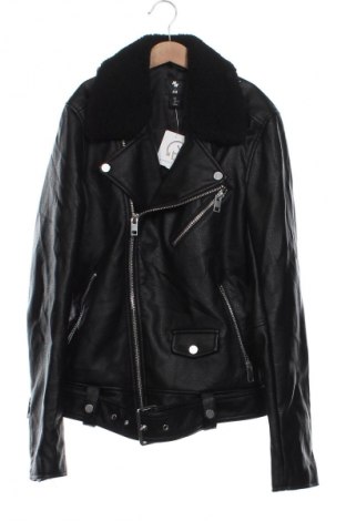 Geacă de piele pentru femei H&M, Mărime XS, Culoare Negru, Preț 141,99 Lei