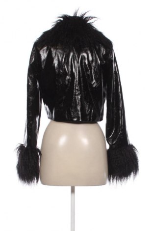 Damen Lederjacke H&M Divided, Größe XS, Farbe Schwarz, Preis € 48,00